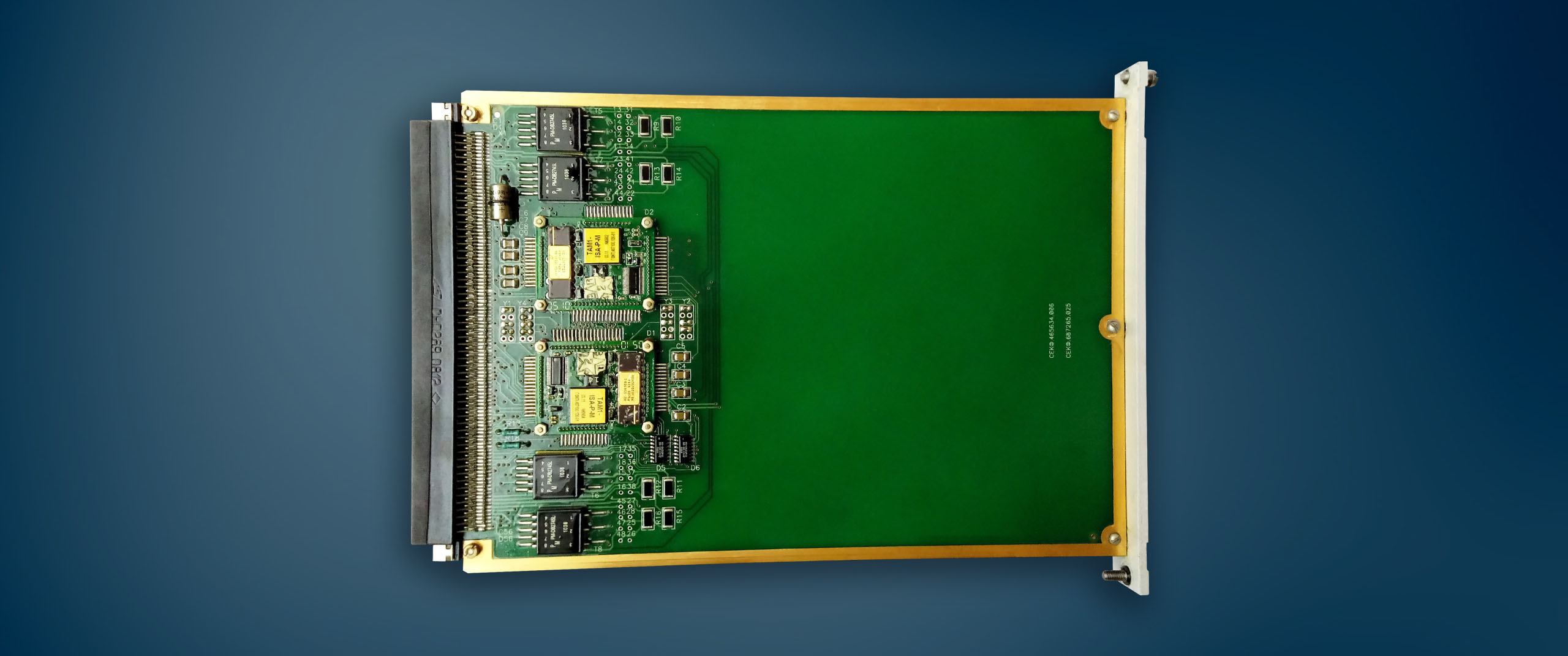 Мультиплексный канал информационного обмена по MIL-STD 1553B (ГОСТ Р 52070-2003) с 8 основными и 8 резервными каналами на шине ISA