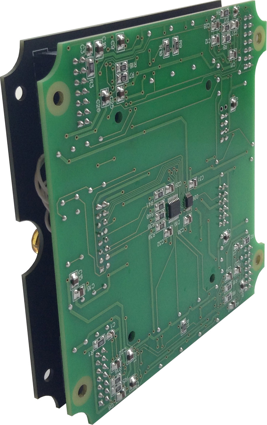 Задняя сторона платы блока ПИОПИИ